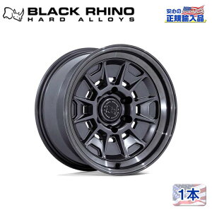 �yBlack Rhino ���K�i�z17�C���`�z�C�[�� 1�{BR021 MONDO 17×9 6H 139.7 -38 CB106.1MATTE GUNMETAL W/ GLOSS GRAY LIP�ėp/BR021AA17906838N