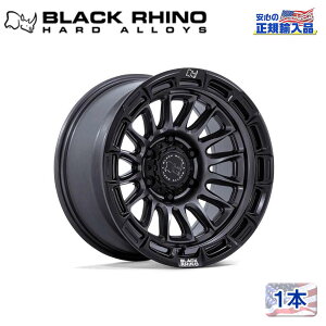 �yBlack Rhino ���K�i�z17�C���`�z�C�[�� 1�{BR025 RIVAL 17×9 6H 139.7 +1 CB106.1MATTE GUNMETAL W/ MATTE BLACK LIP�ėp/BR025AB17906801