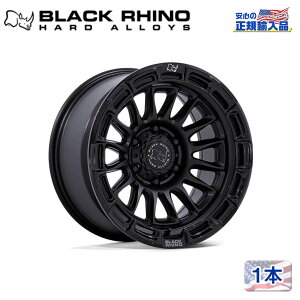 �yBlack Rhino ���K�i�z17�C���`�z�C�[�� 1�{BR025 RIVAL 17×8.5 6H 139.7 +25 CB106.1MATTE BLACK W/ GLOSS BLACK LIP�ėp/BR025MB17856825