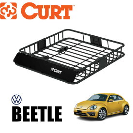 【CURT正規店】ルーフラック/ルーフキャリア/ルーフバスケット 内寸約 105.4×94×14 (cm)丸形・楕円・四角全てに対応Volkswagen フォルクスワーゲン ザ ビートル