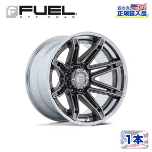 yFUEL OFFROAD (t[GIt[h) K㗝Xz22C`zC[ 1{FC401 BRAWL 22×10 8H 180 -18 CB124.2PLATINUM W/ CHROME LIP(v`i/N[bv)ėp/FC401AP22108818N