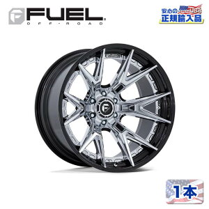 yFUEL OFFROAD (t[GIt[h) K㗝Xz22C`zC[ 1{FC402 CATALYST 22×12 6H 135 -44 CB87.1CHROME W/ GLOSS BLACK LIP(N[/OXubNbv)ėp/FC402PB22126344N