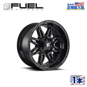 【FUEL OFFROAD (フューエルオフロード) 正規代理店】20インチアルミホイール 1本D625 HOSTAGE ホステージ20×9 6H135/139.7 +20 CB106.1グロスブラック 汎用/D62520909857