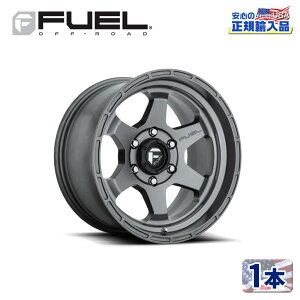 yFUEL OFFROAD (t[GIt[h) K㗝Xz17C`A~zC[ 1{D665 SHOK VbN17×9 6H139.7 +1 CB106.1MATTE GUN METAL ėp/D66517908450