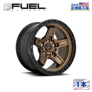 �yFUEL OFFROAD (�t���[�G���I�t���[�h) ���K�i�z17�C���`�A���~�z�C�[�� 1�{D699 KICKER 5 17×9 5H127 +1 CB71.5�}�b�g�u�����Y �u���b�N�r�[�h�����O/MATTE BRONZE BLACK BEAD RING �ėp