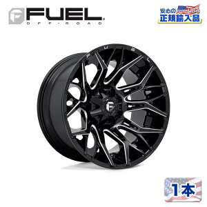 yFUEL OFFROAD (t[GIt[h) K㗝Xz20C`A~zC[ 1{D769 TWITCH(cCb`)20×10 5H114.3/127 -18 CB78GLOSSY BLACK MILLED ėp/D76920002647