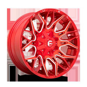 �yFUEL OFFROAD (�t���[�G���I�t���[�h) ���K�㗝�X�z22�C���`�A���~�z�C�[�� 1�{D771 TWITCH(�c�C�b�`)22×12 6H135/139.7 -44 CB106.1CANDY RED MILLED �ėp/D77122209847