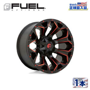 yFUEL OFFROAD (t[GIt[h) K㗝Xz22C`A~zC[ 1{D787 ASSAULT22×12 6H135/139.7 -46 CB106.1MATTE BLACK MILLED WITH RED TINT ėp/D78722209846