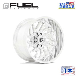 �yFUEL OFFROAD (�t���[�G���I�t���[�h) ���K�㗝�X�z24�C���`�z�C�[�� 1�{D809 HURRICANE 24×12 8H 180 -44 CB124.2POLISHED MILLED(�|���b�V���h�~���h)�ėp/D80924201847