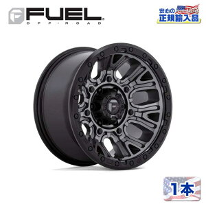 yFUEL OFFROAD (t[GIt[h) K㗝Xz17C`A~zC[ 1{D825 TRACTION(gNV)17×9 6H139.7 +1 CB106.1MATTE GUNMETAL W/ BLACK RING ėp/D82517908450