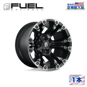 �yFUEL OFFROAD (�t���[�G���I�t���[�h) ���K�㗝�X�z18�C���`�z�C�[�� 1�{D851 VAPOR 18×9 8H 180 +20 CB124.2MATTE BLACK GRAY TINT(�}�b�g�u���b�N �O���[�e�B���g)�ėp/D85118901857A