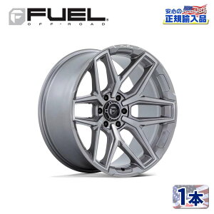 【FUEL OFFROAD (フューエルオフロード) 正規代理店】22インチアルミホイール 1本FC854AX FLUX フラックス PLATINUM(プラチナム)22×10J 6H 135 -18 CB87.1