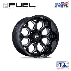 yFUEL OFFROAD (t[GIt[h) K㗝Xz22C`zC[ 1{FC862 SCEPTER 22×12 6H 135 -44 CB87.1GLOSS BLACK MILLED(OXubN~h)ėp/FC862BE22126344N