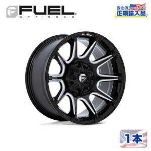 yFUEL OFFROAD (t[GIt[h) K㗝Xz20C`zC[ 1{FC880 SUPER C 20×9 8H 165.1 +1 CB125.1GLOSS BLACK MILLED(OXubN~h)ėp/FC880BE20908001