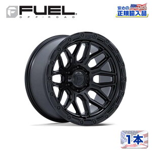 yFUEL OFFROAD Kiz17C` A~zC[ 1{FC881 SURGE 17×9 6H 139.7 -12 CB106.1 MATTE BLACK W/ GLOSS BLACK LIP(}bgubN/OXubNbv)ėp/FC881MB17906812N