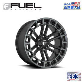 【FUEL OFFROAD（フューエルオフロード）正規輸入総代理店】22インチアルミホイール 4本汎用 D720 HEATER ヒーター マットブラック/ダブルダークティント22×10 6H 135 -13 CB87.1