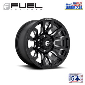 【FUEL OFFROAD（フューエルオフロード）正規輸入総代理店】20インチアルミホイール 5本汎用 D673 BLITZ ブリッツ グロスブラックミルド20×8.25 8H 200 -227 CB142.3