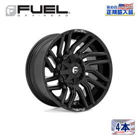 【FUEL OFFROAD (フューエルオフロード) 正規代理店】22インチアルミホイール 4本セットD776 TYPHOON(タイフーン)22×12 5H114.3/127 -44 CB78グロスブラック 汎用/D77622202647