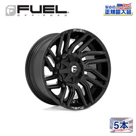 【FUEL OFFROAD (フューエルオフロード) 正規代理店】22インチアルミホイール 5本セットD776 TYPHOON(タイフーン)22×12 6H135/139.7 -44 CB106.1グロスブラック 汎用/D77622209847