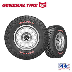 �yGENERAL TIRE(�[�l�����^�C��)���K�i�z�W�F�l���� �O���o�[ X317�C���`�^�C�� 4�{�Z�b�g265/70R17 ���b�h���^�[�}�b�h�e���[�� MT M/T �ėp
