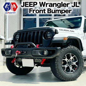 【GI★GEAR(ジーアイ・ギア)販売代理店】ルビコンルック フロントバンパー パーキングセンサーホール付きJeep Wrangler ジープ ラングラー JL 2018年〜現行