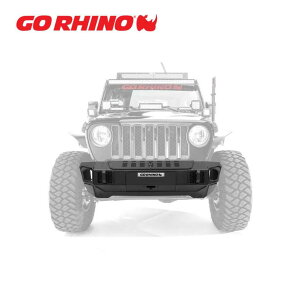 【GO RHINO(ゴーライノ)正規輸入品】Trailline ウインチ対応 ショート フロントバンパーJeep GLADIATOR ジープ グラディエーター JT 2020年〜Jeep Wrangler ジープ ラングラー JK/JL 2007年〜