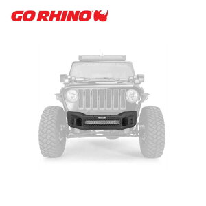 【GO RHINO(ゴーライノ)正規輸入品】Rockline ウインチ対応 ショート フロントバンパーJeep GLADIATOR ジープ グラディエーター JT 2020年〜Jeep Wrangler ジープ ラングラー JK/JL 2007年〜