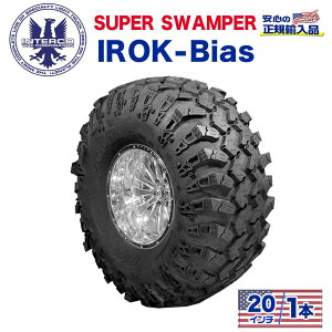 yINTERCO TIRE (C^[R^C) {KA㗝Xz^C1{SUPER SWAMPER (X[p[Xp[) IROK-Bias (ACbN oCAX)39.5x13.5/20LT ubN^[ oCAX