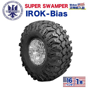 yINTERCO TIRE (C^[R^C) {KA㗝Xz^C1{SUPER SWAMPER (X[p[Xp[) IROK-Bias (ACbN oCAX)37x14/16LT ubN^[ oCAX
