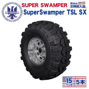 yINTERCO TIRE (C^[R^C) {KA㗝Xz^C5{SUPER SWAMPER (X[p[Xp[) Super Swamper TSL SX (X[p[Xp[ )36x12.5/15LT ubN^[ oCAX