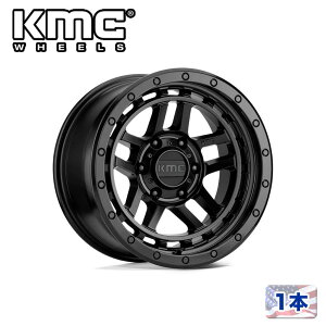 �yKMC�i�P�[�G���V�[�j���{�̔��㗝�X�z17�C���`�A���~�z�C�[�� 1�{�ėp KM540 RECON SATIN BLACK17×9J 5H 127 -12 CB78.1