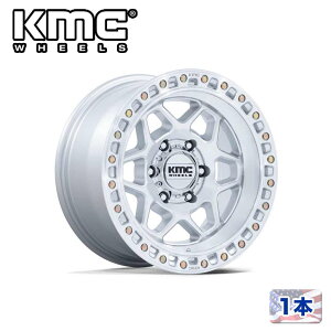 yKMC Kiz17C` A~zC[ 1{KM553 TORX 17×8.5 5H 127 ±0 CB71.5GLOSS SILVER W/ MACHINED FACE(OXVo[/}V[htFCX)ėp/KM553SD17855000
