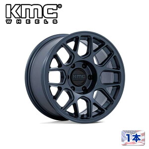 �yKMC ���K�i�z17�C���`�z�C�[�� 1�{KM730 HATCHET 17×8.5 5H 127 -10 CB71.5METALLIC BLUE/���^���b�N�u���[�ėp/KM730LX17855010N