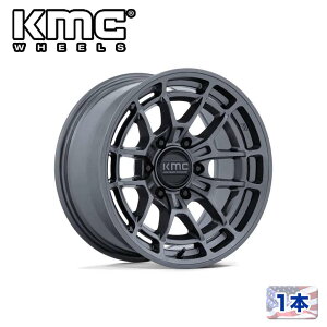 �yKMC ���K�i�z17�C���` �A���~�z�C�[�� 1�{KM732 ARCHER 17×8.5 6H 139.7 25 CB106.1GLOSS ANTHRACITE(�O���X�A���g���V�[�g)�ėp/KM732AX17856825