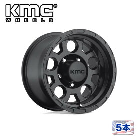 【KMC（ケーエムシー）日本販売代理店】16インチアルミホイール 5本汎用 KM522 ENDURO MATTE BLACK16×8J 6H 139.7 ±0 CB108