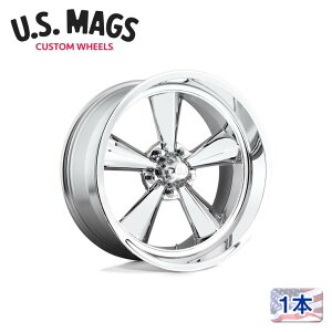 �y US MAGS ���K�i�z15�C���` �A���~�z�C�[�� 1�{U104 STANDARD 15×8 5H 120.65 ±0 CB72.56CHROME PLATED(�N���[���v���[�e�b�h) �ėp
