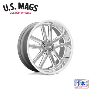 �y US MAGS ���K�i�z20�C���` �A���~�z�C�[�� 1�{U130 BULLET 20×9.5 5H 120.65 +1 CB72.56TEXTURED GUNMETAL W/ MILL EDGE(�e�N�X�`���[�h�K�����^��/�~���G�b�W) �ėp