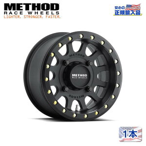 �yMethod Race Wheels(���\�b�h���[�X)���K�㗝�X�z15�C���`�A���~�z�C�[�� 1�{MR401 UTV Beadlock 15×6J 4H136 +53 CB106�ėp