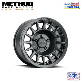 【Method Race Wheels(メソッドレース)正規代理店】17インチアルミホイール 4本MR707 Bead Grip 17×8.5J 5H114.3 +38マットブラック 汎用