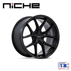 �yNICHE ���K�i�z20�C���` �A���~�z�C�[�� 1�{NC279 PRODIGY 5 20×9 5H 112 +45 CB72.56MATTE BLACK(�}�b�g�u���b�N)�ėp/NC279MX20905645