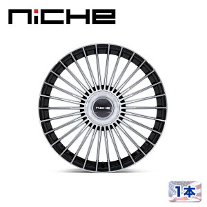 �yNICHE ���K�i�z24�C���` �A���~�z�C�[�� 1�{NC282 SERENE 24×10 5H 120 +35 CB74.1GLOSS BLACK W/ MACHINED FACE(�O���X�u���b�N/�}�V�[���h�t�F�C�X)�ėp/NC282BD24105935