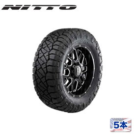 【NITTO TIRE(ニットータイヤ)正規品】18インチタイヤ 5本セットRIDGE GRAPPLER 325/60R18ラジアルタイヤ ブラックレターMT M/T マッドテレーン 汎用