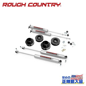 �yROUGH COUNTRY(���t�J���g���[)���K�A�����㗝�X�z2�C���`(��5cm)���t�g�A�b�v�L�b�g/�T�X�L�b�g N3�V���b�N�A�u�\�[�o�[JEEP �W�[�v �O�����h�`�F���L�[ 4WD 1999�N�`2004�N