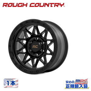 �yROUGH COUNTRY ���K�i�z18�C���`�A���~�z�C�[�� 1�{78 Series �Z�~�O���X�u���b�N18×9J 6H 135 ±0 CB105.9