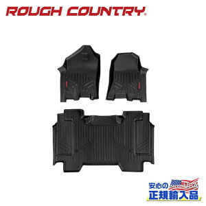 【ROUGH COUNTRY(ラフカントリー)正規輸入総代理店】フロアマット 一台分・バケットシート・シート下収納無し用RAM ラム1500 クルーキャブ2019年〜現行