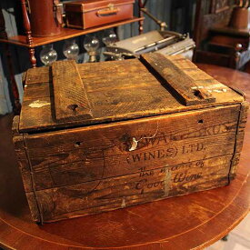 【大型送料無料】アンティーク 1930年代製 ワインボックス イギリス 英国 パイン プランターポット プランターボックス HAYWARDBROS ヘイワードブラザーズ 木箱 ディスプレイ ボックス ウッドボックス ワイン箱