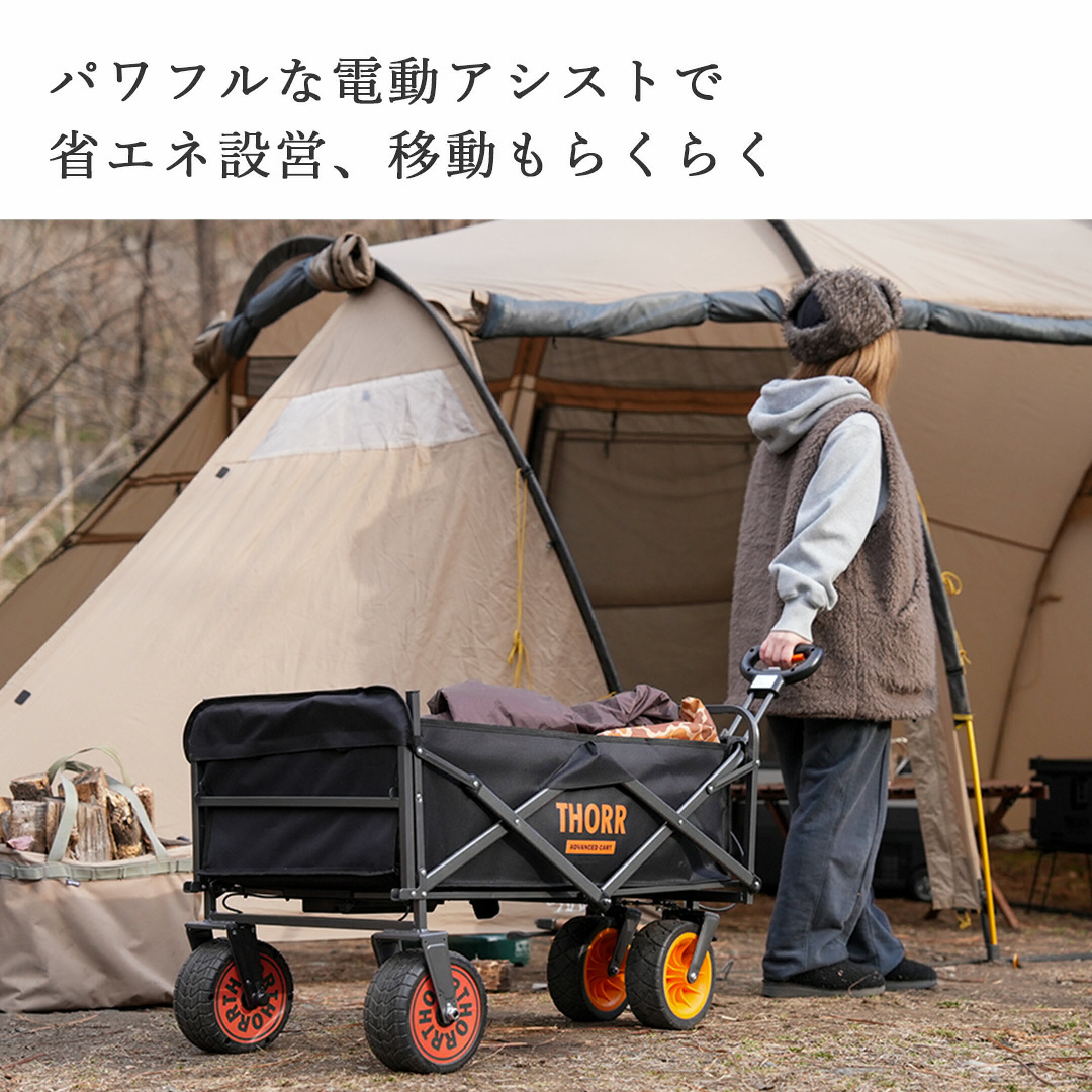 パワフルな電動アシスト