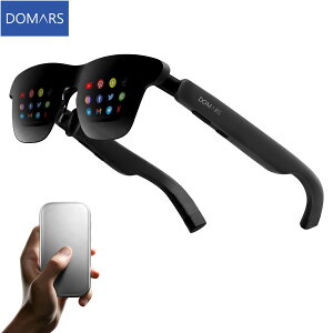 Domars AR�O���X XR�O���X 3DoF�Ή� �|�[�^�u���V�A�^�[ Micro OLED �ő�231�C���`���� Dolby Vision�Ή� 120Hz 3DoF�\���Ή� AI HDR�ϊ� BANG & OLUFSEN�T�E���h���� 2D��3D�ϊ��Ή� AR���K�l