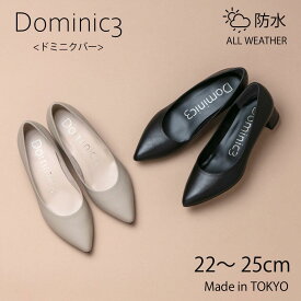 【再入荷】Dominic3 ドミニクバー パンプス No.9193 防水 ポインテッドトゥプレーンパンプス 本革 日本製お仕事 ハレの日 フレッシャーズ セレモニー シンプル フォーマル 新社会人 就活 軽い 履きやすい 歩きやすい 柔らかい ソフト おしゃれ ローヒール