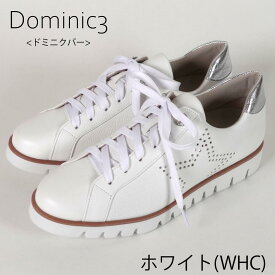 Dominic3 ドミニクバー スニーカー No.9058 スターパンチングレザースニーカー 日本製 本革 履きやすい 歩きやすい 柔らかい 軽い ソフト おしゃれ きれいめ 旅行 お仕事 撥水 本革